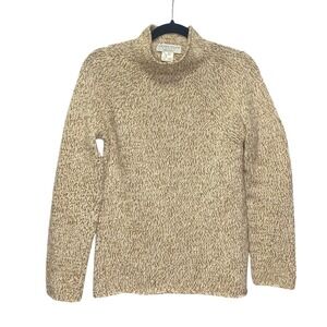 Fabiana Filippi Donna Merino Wool Silk Cashmere Blend Funnel Neck‎ Knit Sweater